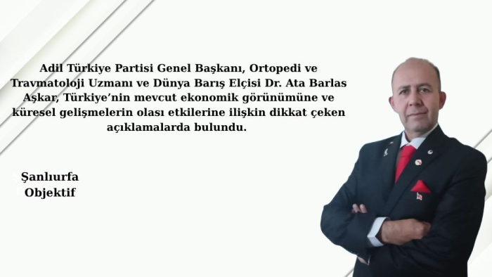 Genel Başkan Dr.Aşkar: “Ekonomik kriz kapıda değil, başladı!”