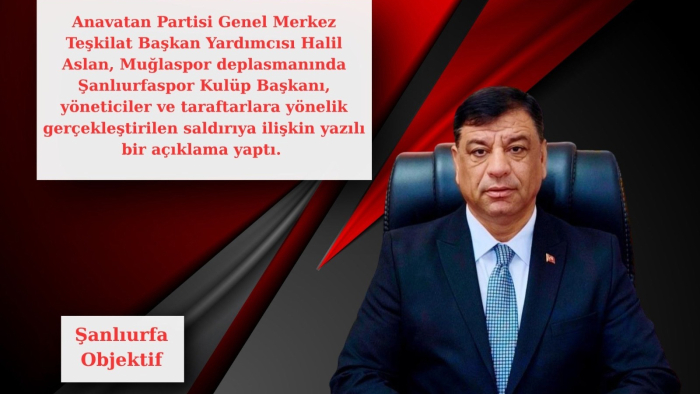 Halil Aslan’dan Sert Tepki: “Şanlıurfaspor Yalnız Değil”