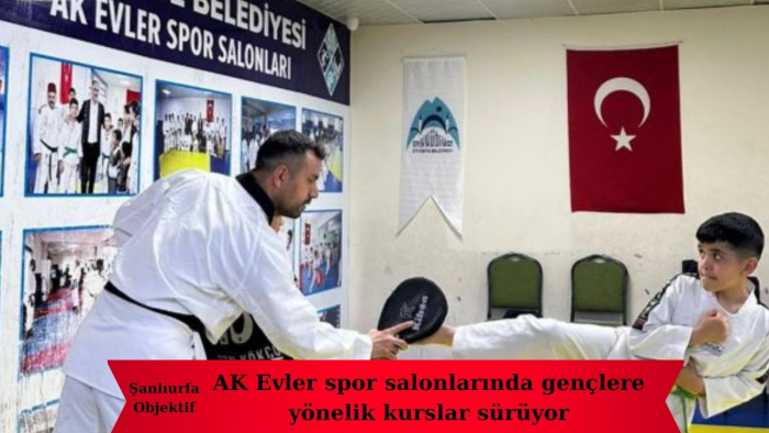 AK Evler spor salonlarında gençlere yönelik kurslar sürüyor