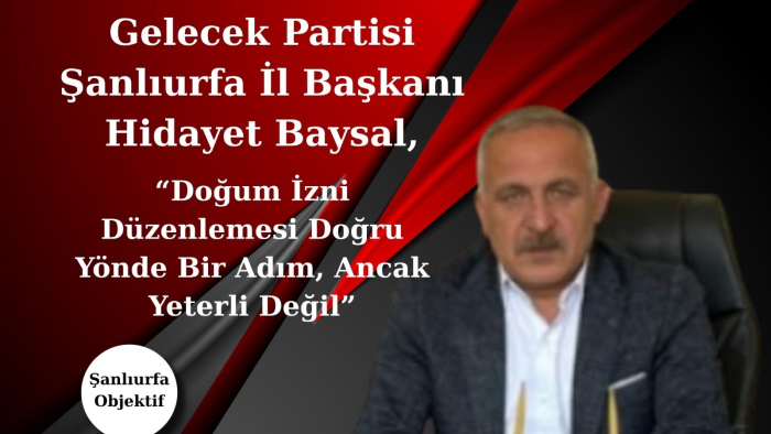 Hidayet Baysal: Doğum İzni Düzenlemesi Doğru Yönde Bir Adım, Ancak Yeterli Değil