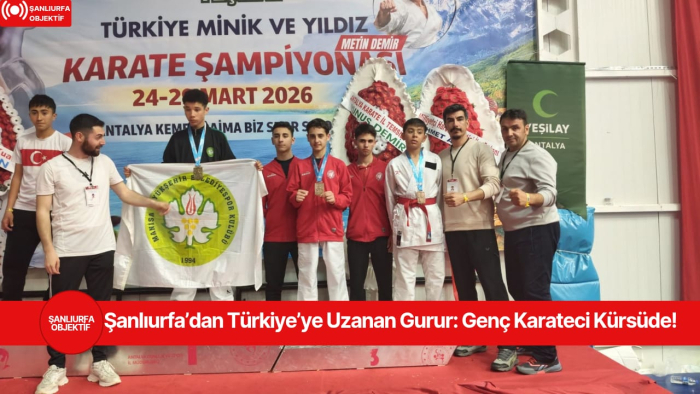 Şanlıurfa’dan Türkiye’ye Uzanan Gurur: Genç Karateci Kürsüde!