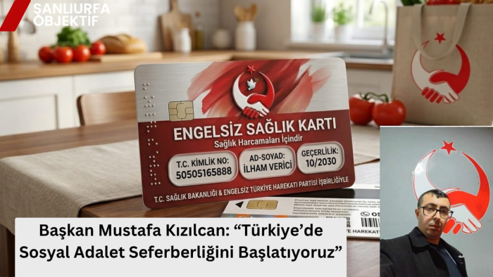Başkan Mustafa Kızılcan: “Türkiye’de Sosyal Adalet Seferberliğini Başlatıyoruz”