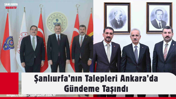 Şanlıurfa’nın Talepleri Ankara’da Gündeme Taşındı