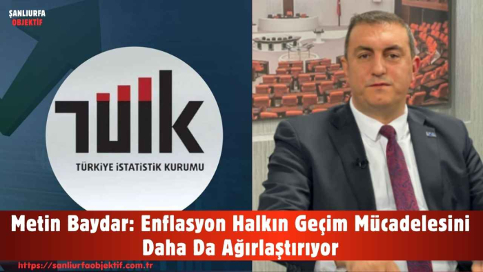 Metin Baydar: Enflasyon Halkın Geçim Mücadelesini Daha Da Ağırlaştırıyor