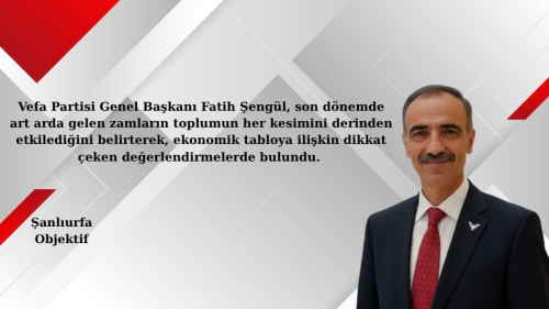 Fatih Şengül’den Zam Tepkisi: “Vatandaşın Alım Gücü Sistematik Şekilde Eriyor”