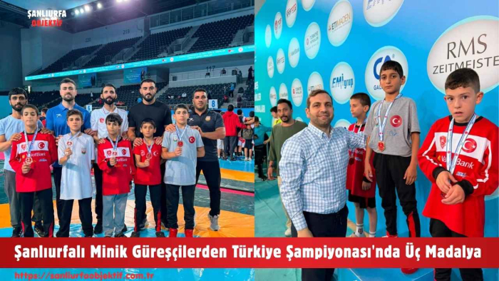 Şanlıurfalı Minik Güreşçilerden Türkiye Şampiyonası'nda Üç Madalya