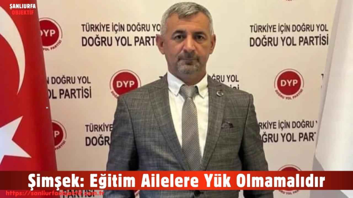 Şimşek: Eğitim Ailelere Yük Olmamalıdır