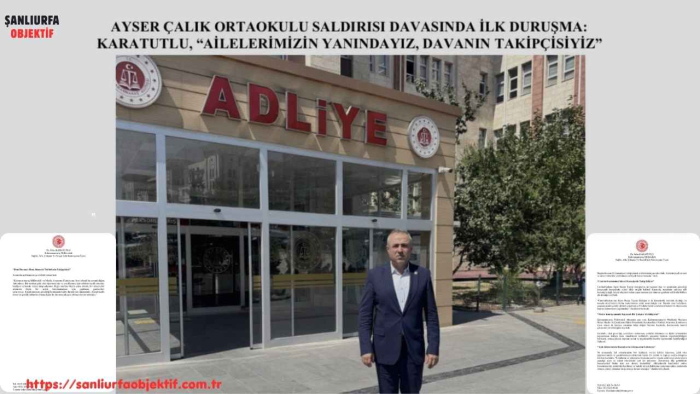 İrfan Karatutlu: Ailelerimizin Yanındayız Davanın Ve Alınacak Tedbirlerin Takipçisiyiz