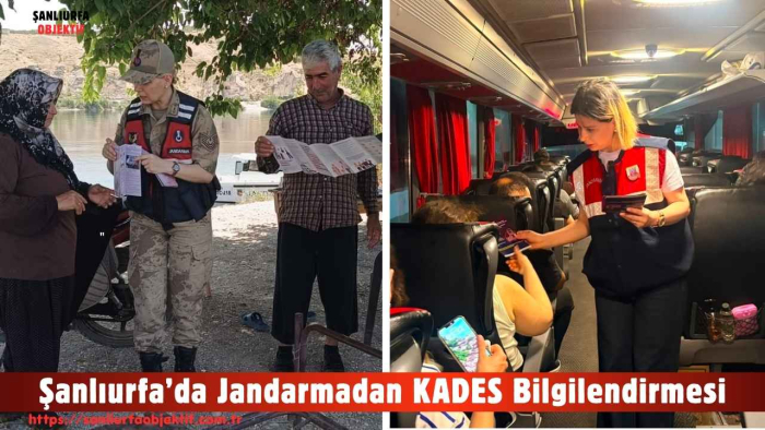 Şanlıurfa’da Jandarmadan KADES Bilgilendirmesi
