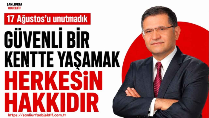 Dr. Önal Özdemir: Güvenli Bir Kentte Yaşamak Herkesin Hakkıdır