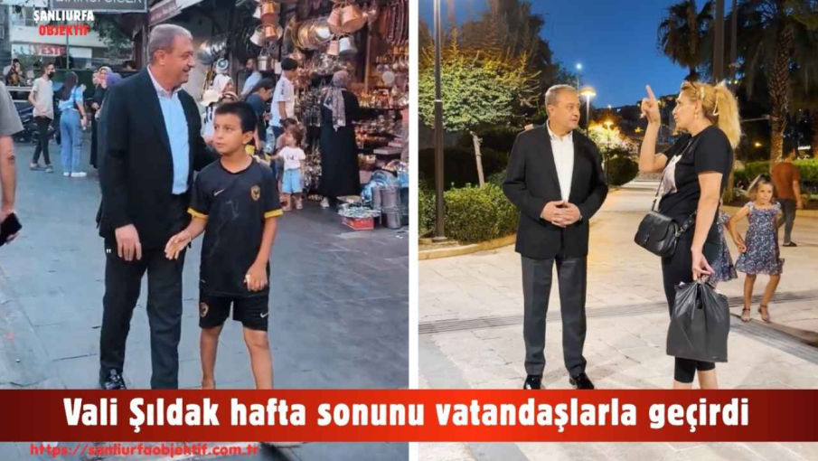 Vali Şıldak hafta sonunu vatandaşlarla geçirdi