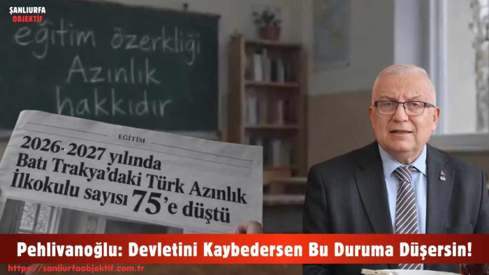 Pehlivanoğlu: Devletini Kaybedersen Bu Duruma Düşersin!